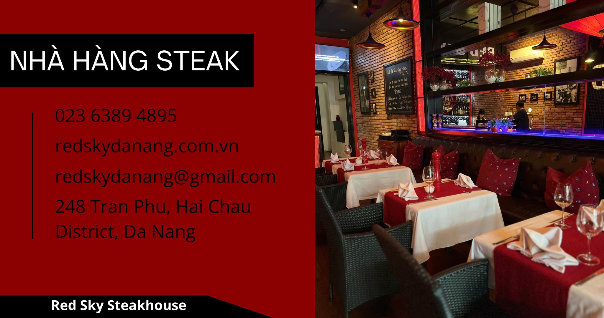 Red Sky – Tinh hoa steak giữa lòng Đà Nẵng